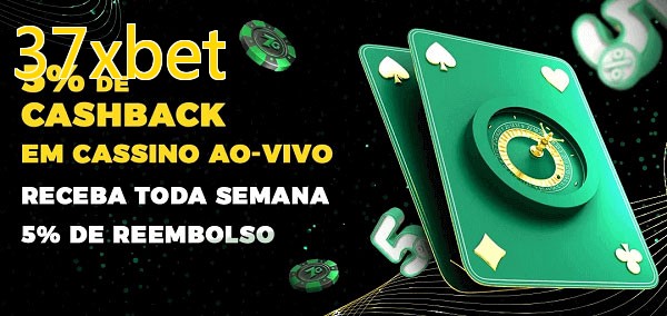 Promoções do cassino ao Vivo 37xbet